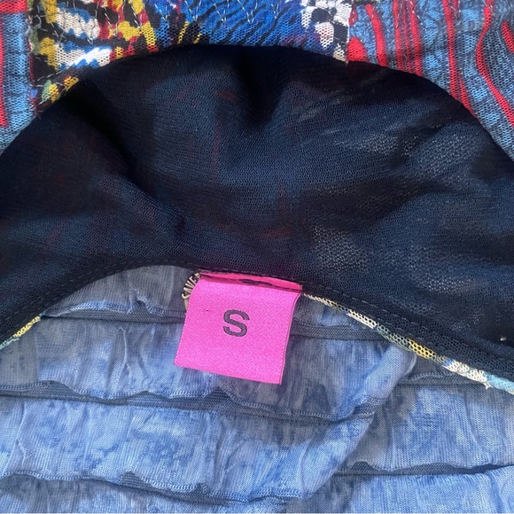 Save The Queen Multicolor Abstract Midi Dress - Picture 9 of 12